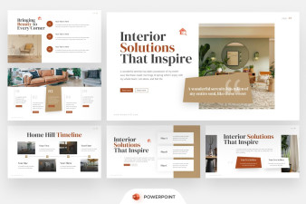 Home Interior RR PowerPoint Template